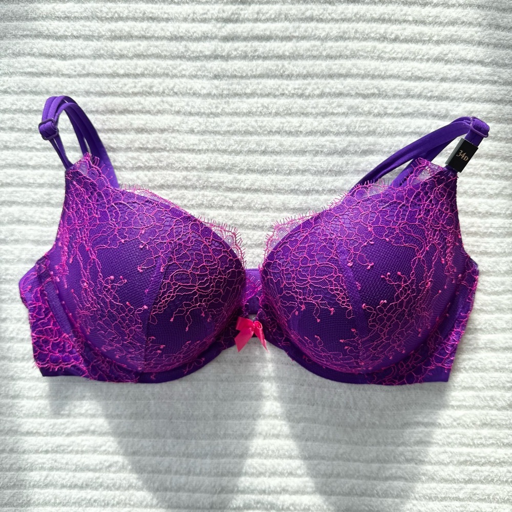 VICTORIA’S SECRET | NWT Very Sexy Push Up Bra Purple Lace 34D